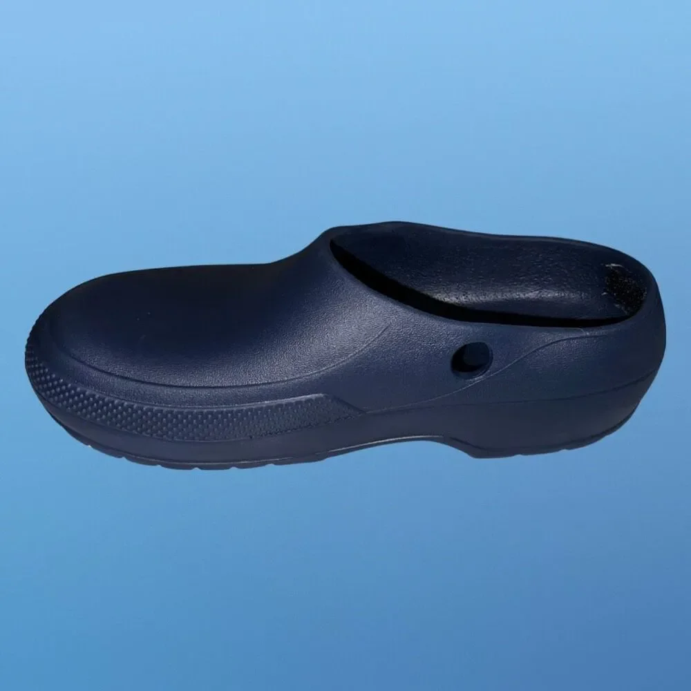 Unisex Crocs Medical Clog Navy No Strap Slip On Design Size M6 W8